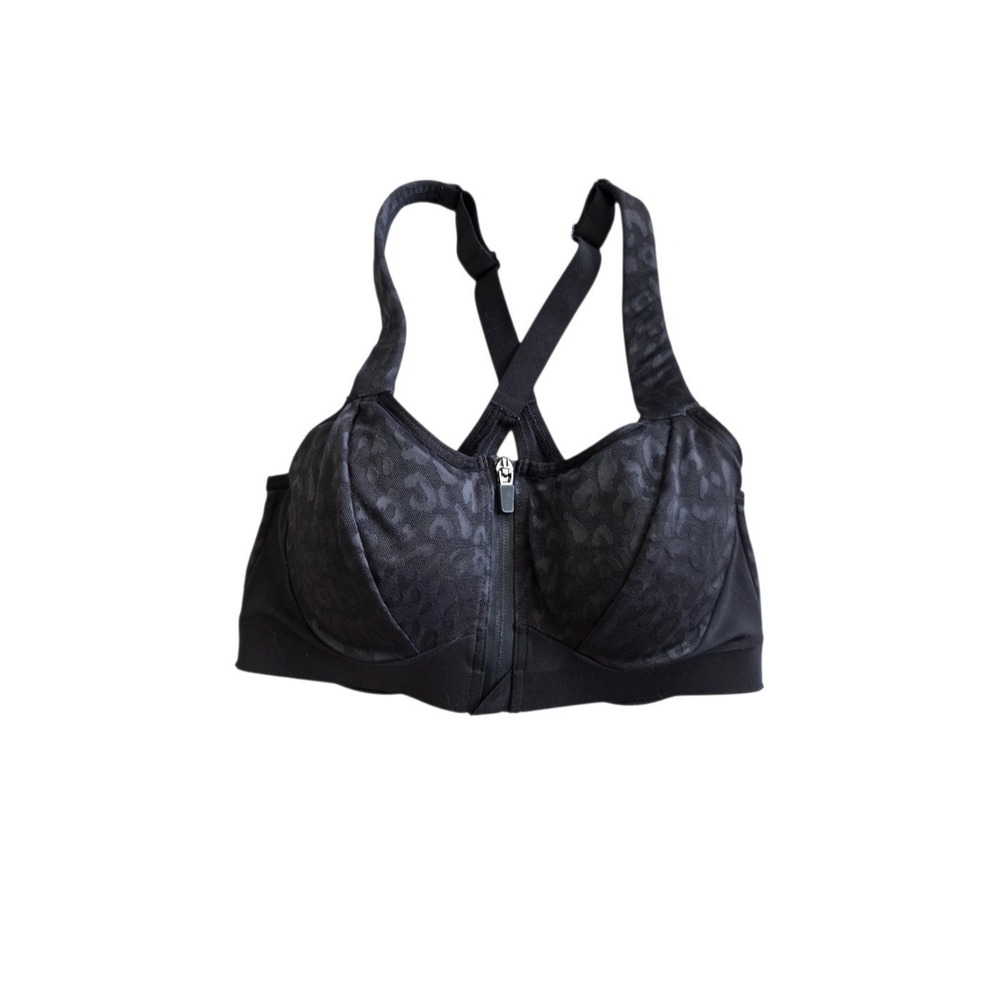 Victoria's Secret Incredible Knockout Ultra Max Front-Close Sports Bra 32DD Blck
